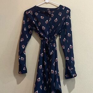 Floral long sleeve dress